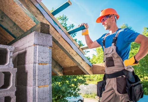 construction site worker P36CXKN 2